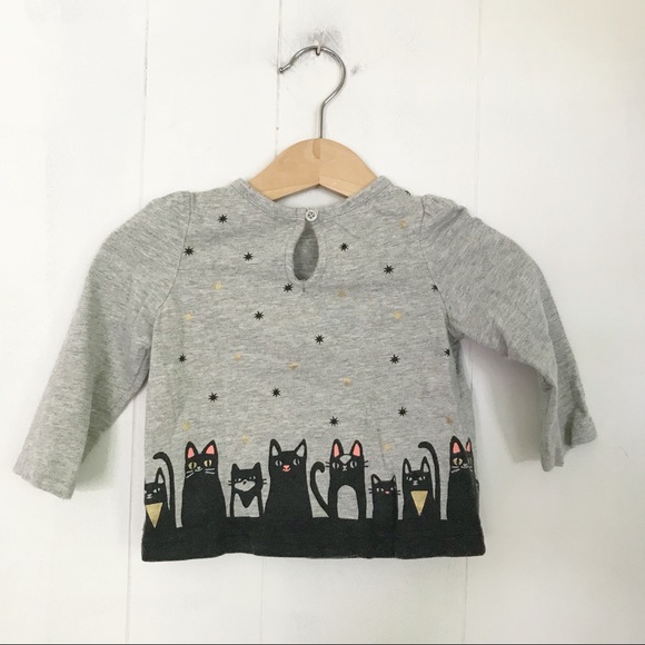 Gap | Cats with Stars Graphic Print Top - Picture 2 of 4